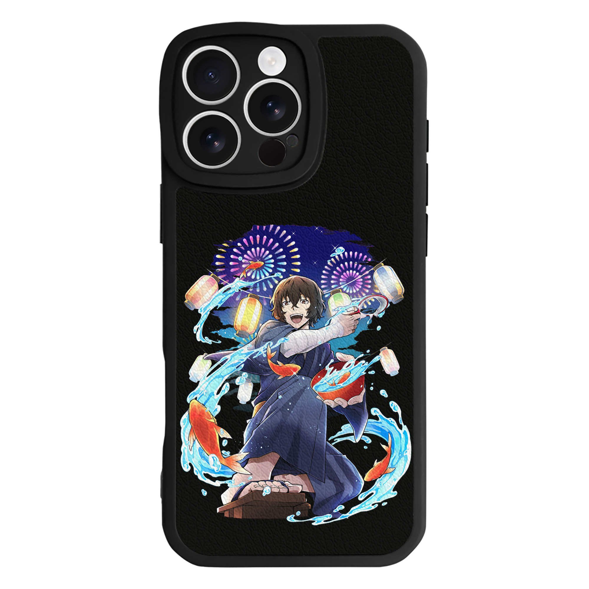 （画像用） 文豪ストレイドッグス Bungo Stray Dogs 【iPhone 16シリーズ対応】シリコンスマホケース（レザー調） 材質：シリコン